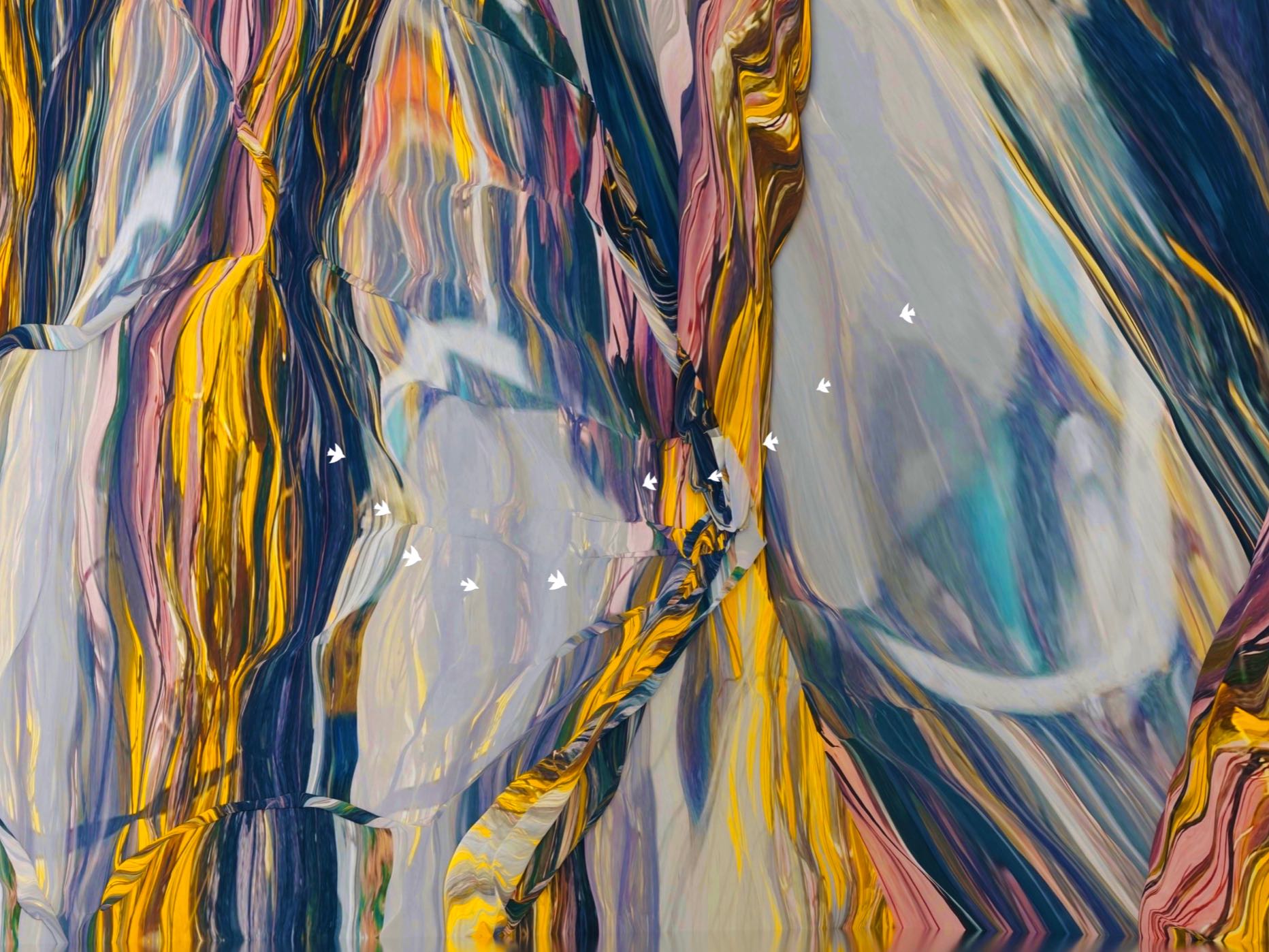 Atsushigraphのアートワーク Aliveを一部拡大した画像です。