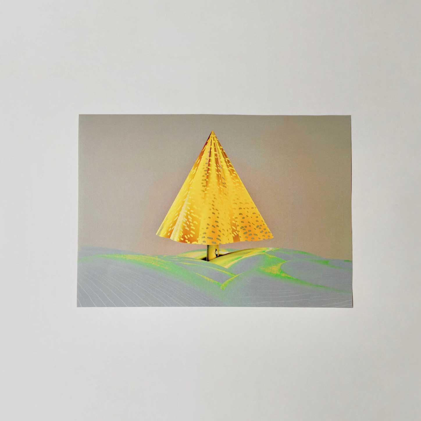 アートポスター Lamp（evening） Atsushigraph