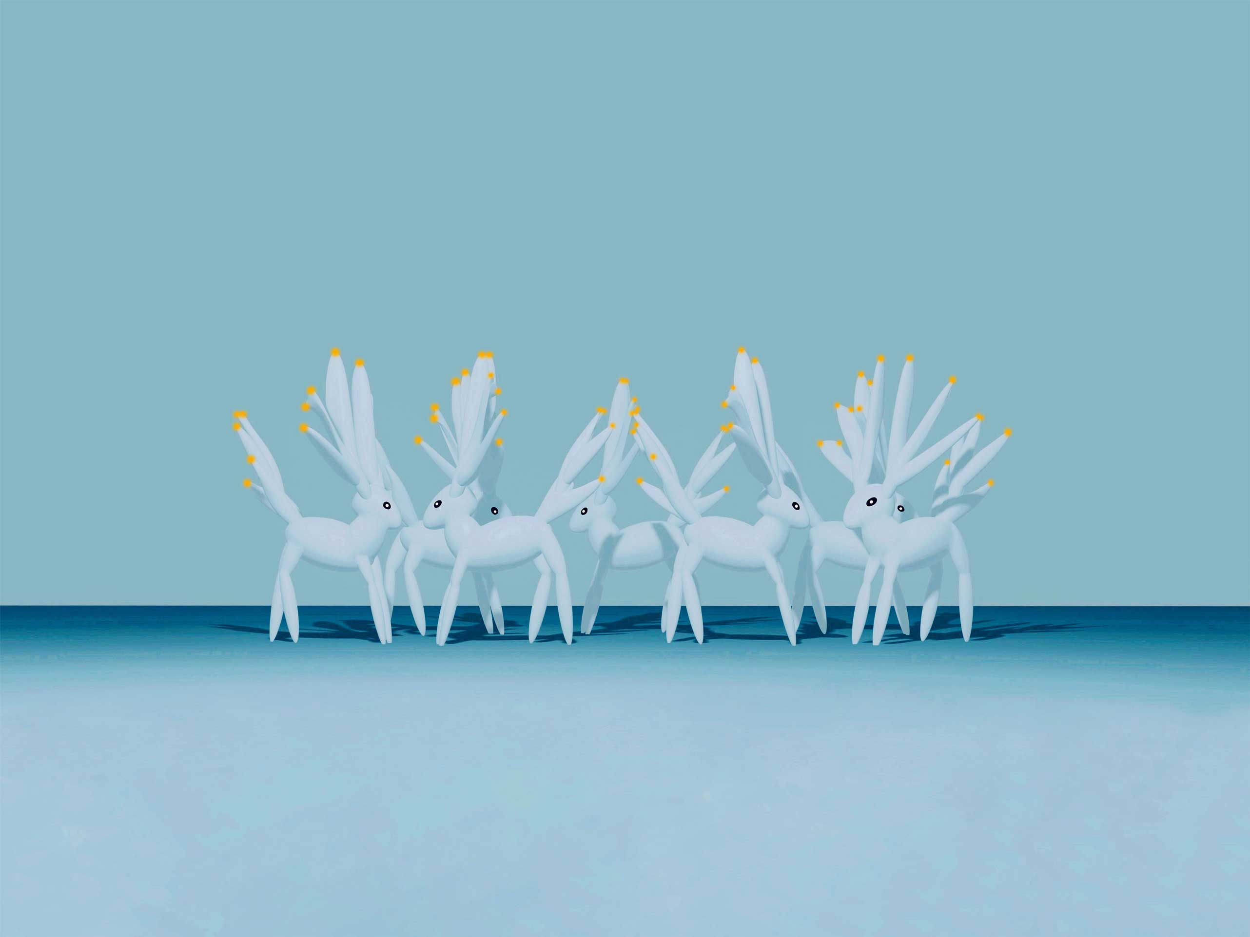 Atsushigraphのアートワーク Belaの作品画像です。2023年にデータが完成し、2024年に初めてジークレー版画として製作されました。