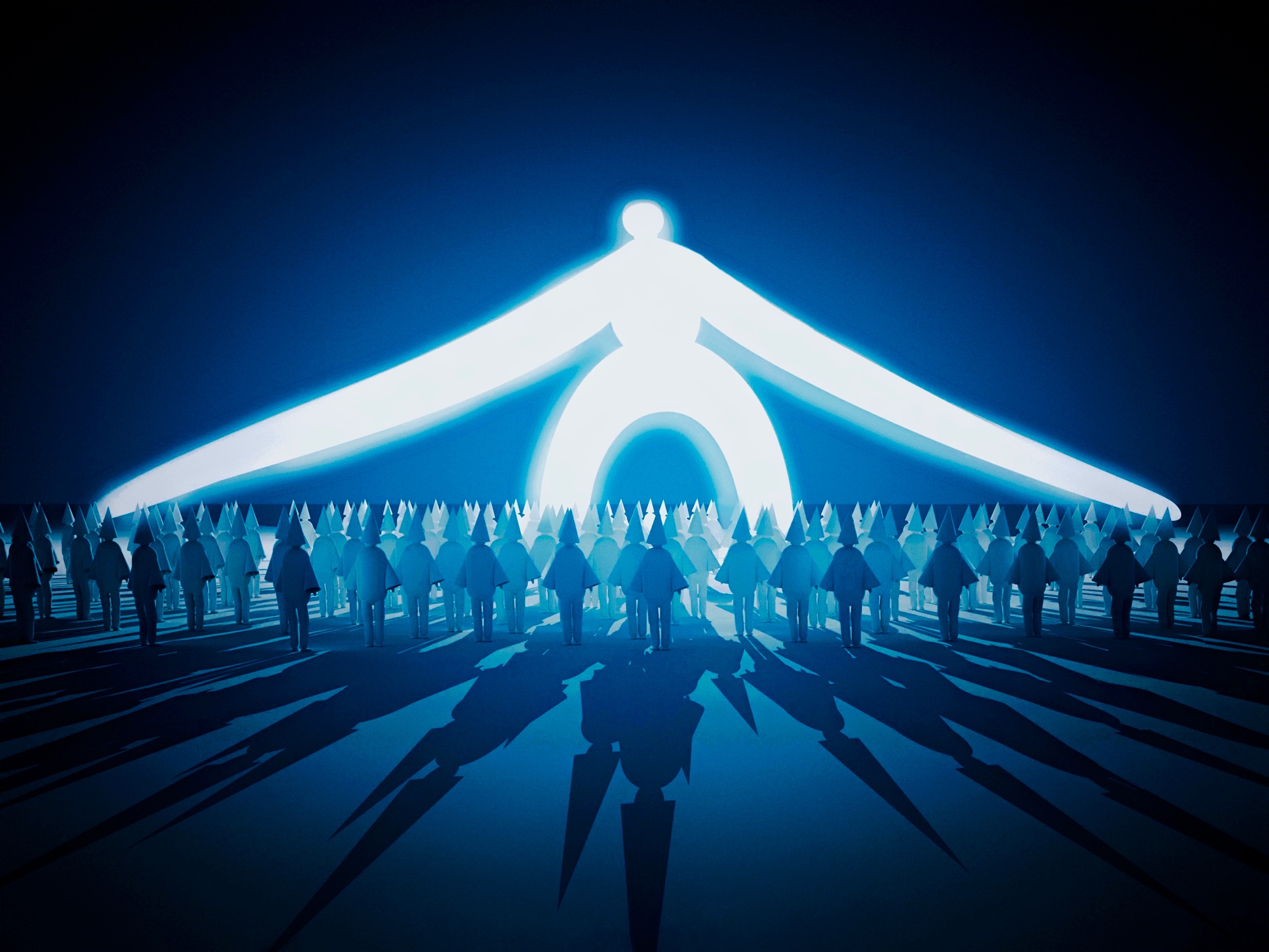 Atsushigraphのグラフィックアート「Bless 2」。