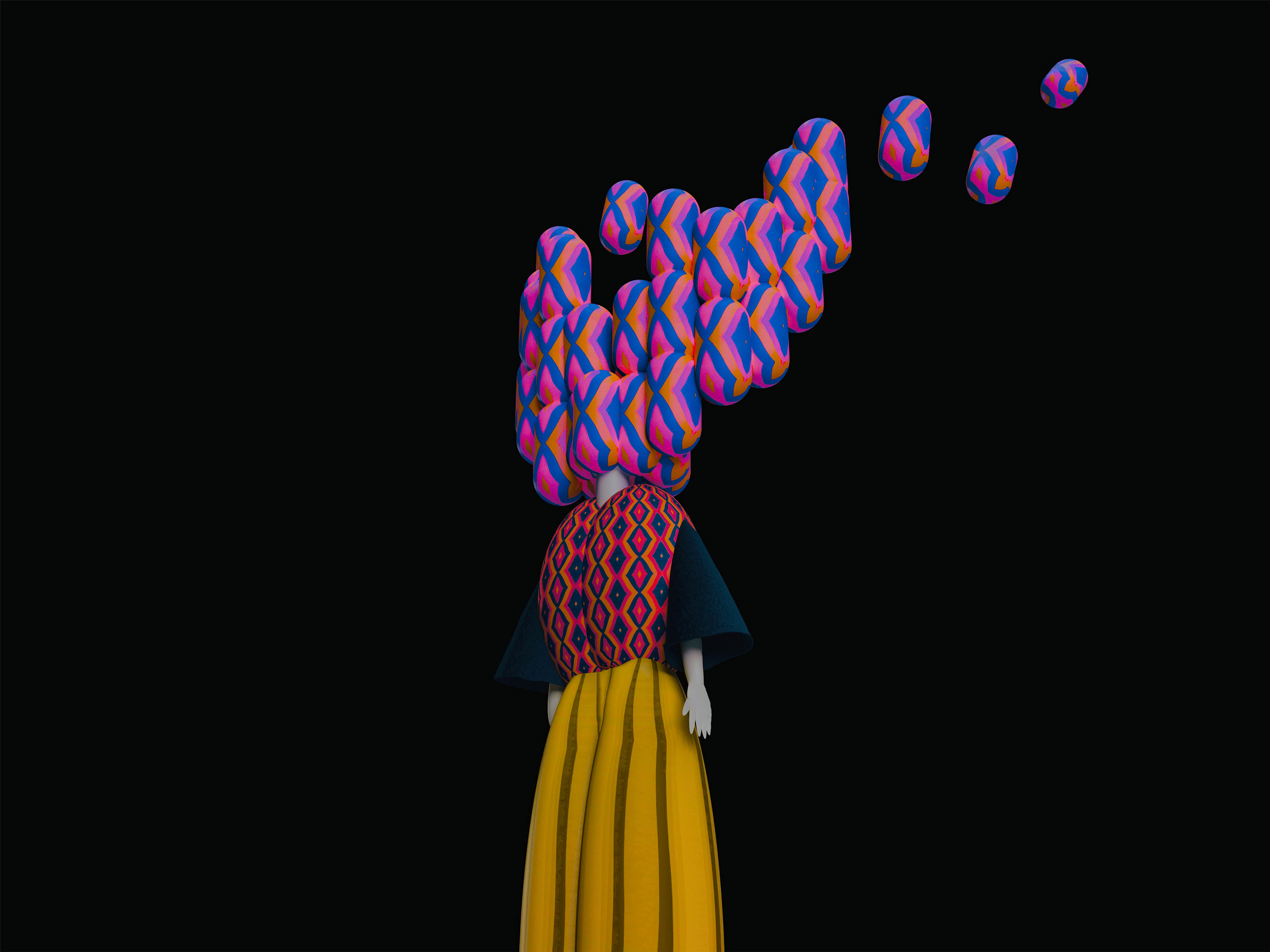 Atsushigraphのアートワーク blind loveの画像です。