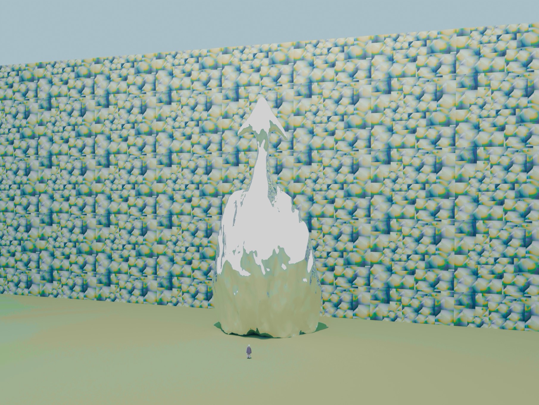 Atsushigraphのアートワーク Bright Wallsの画像です。2025年作。