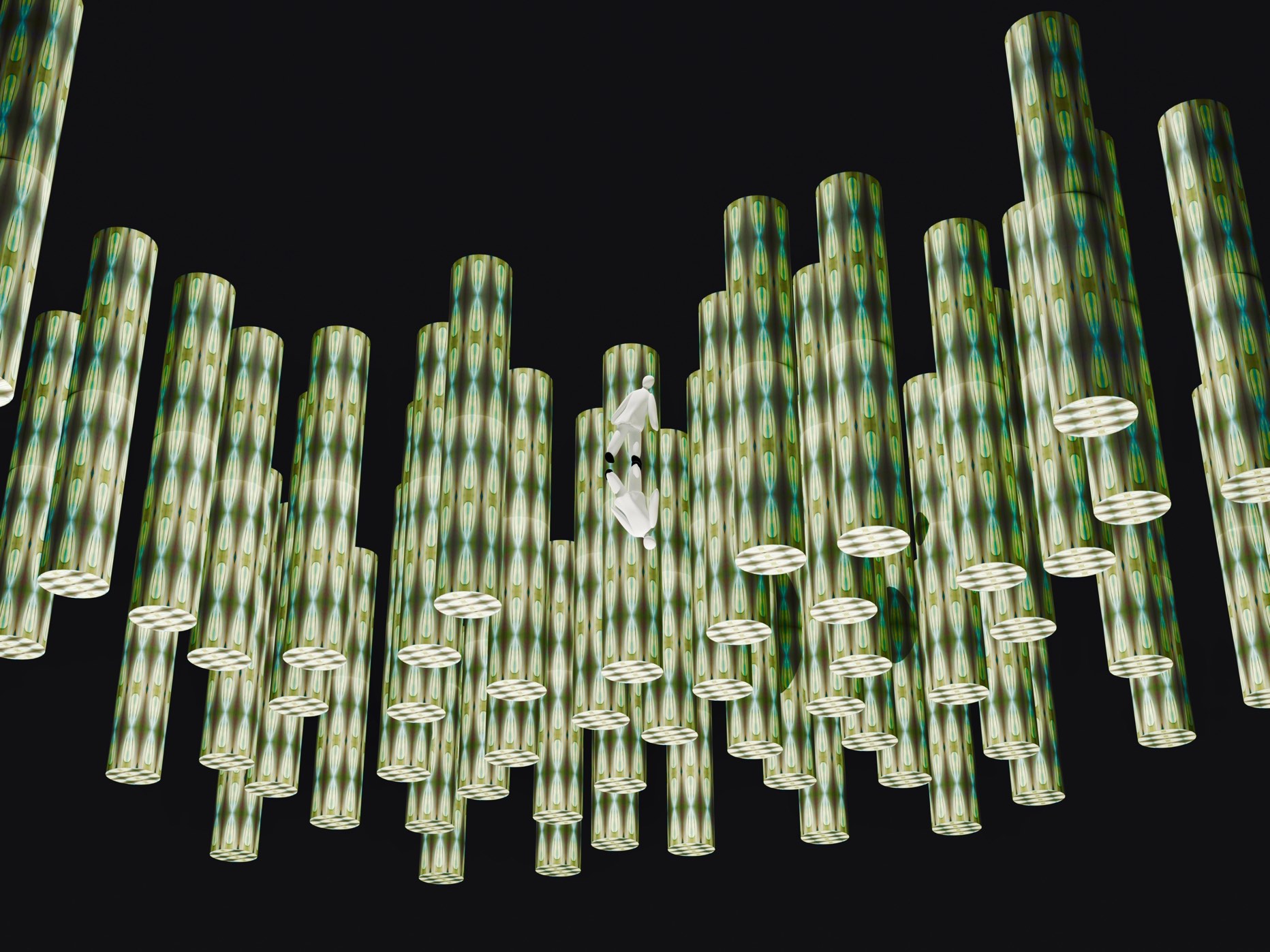 Atsushigraphのアートワーク Crystal Pillarの画像です。2024年作。