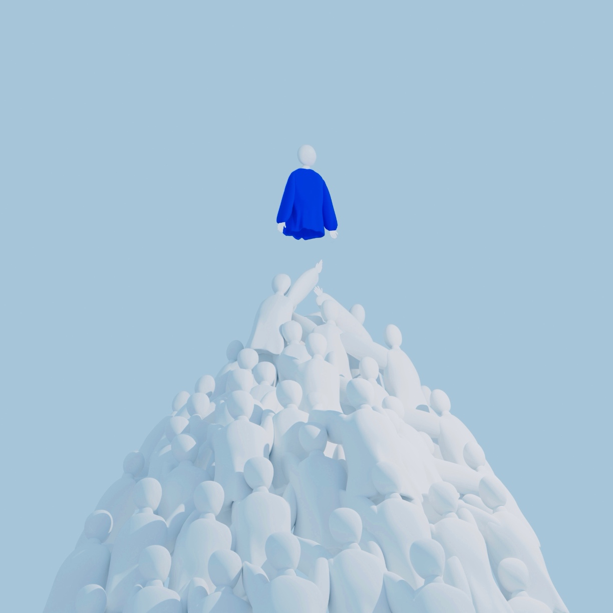 This is an image of Atsushigraph's work Escapism, currently on display on Artsy.