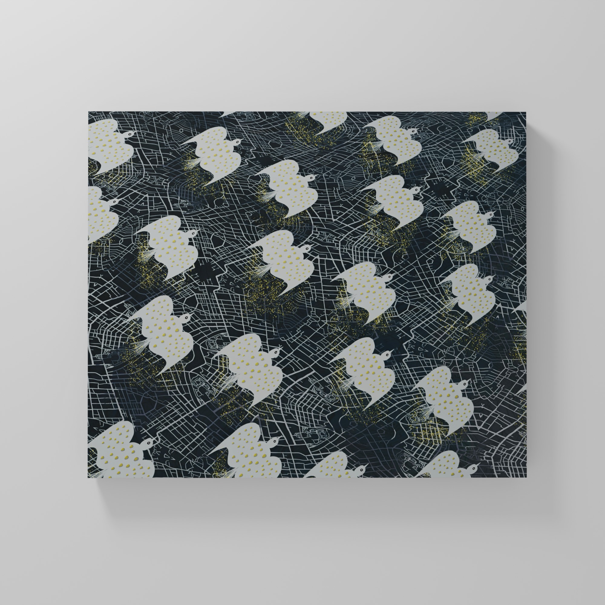 海外からもご購入いただけるジークレー版画作品 Bring Dreams2のモックアップ画像です。