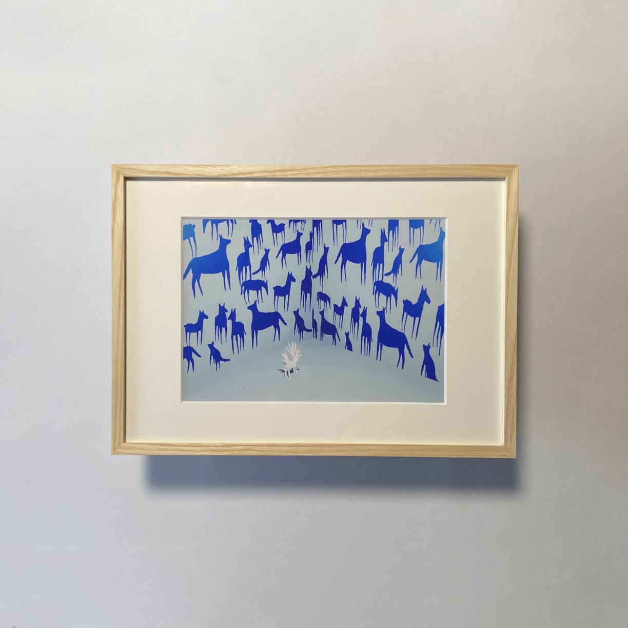 額装版ジークレープリント halti のイメージ写真。 Atsushigraph