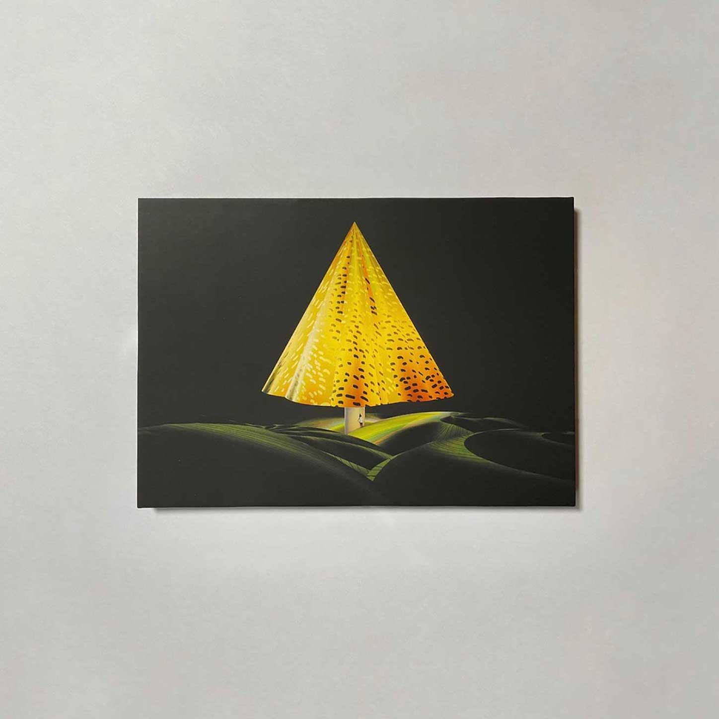 ジークレープリント（木製マウントパネル） Lamp Atsushigraph