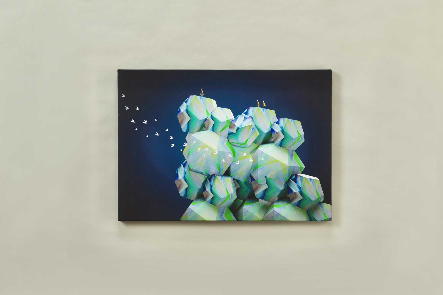 ジークレープリント Light Rocks created by Atsushigraph