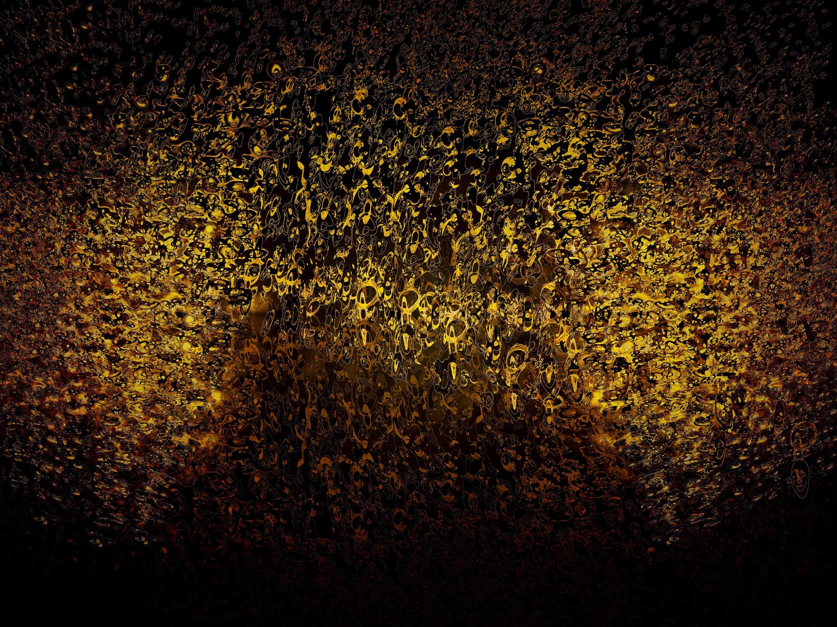 Atsushigraph Graphic Arts Golden Rain