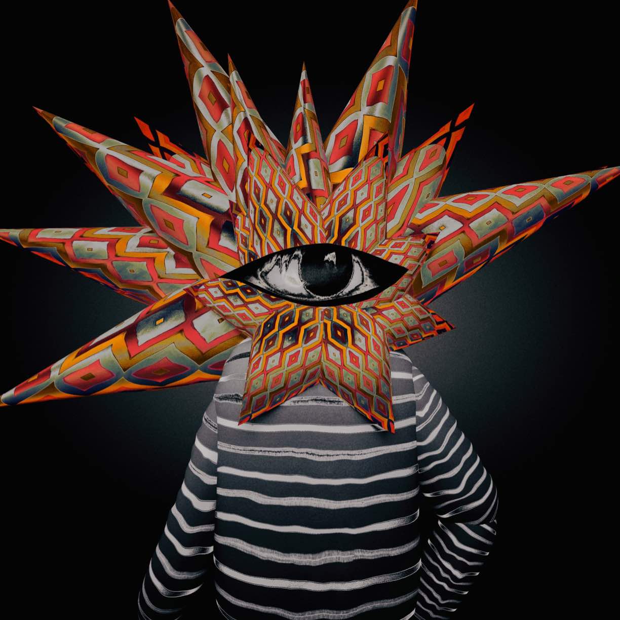 Atsushigraphが視線をモチーフに描いた絵画群のサムネイル画像です。