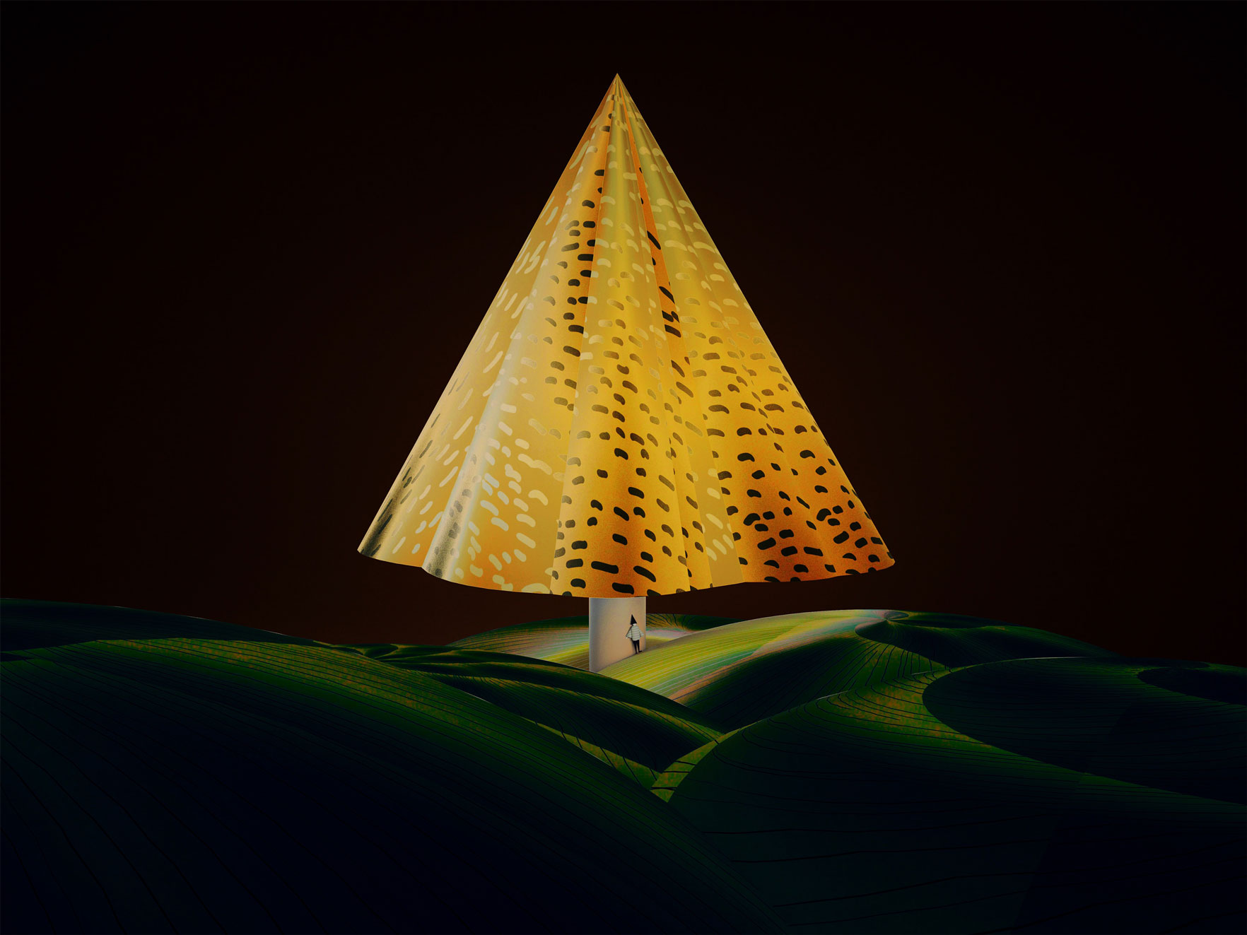 Atsushigraphのアートワーク Lampの画像です。