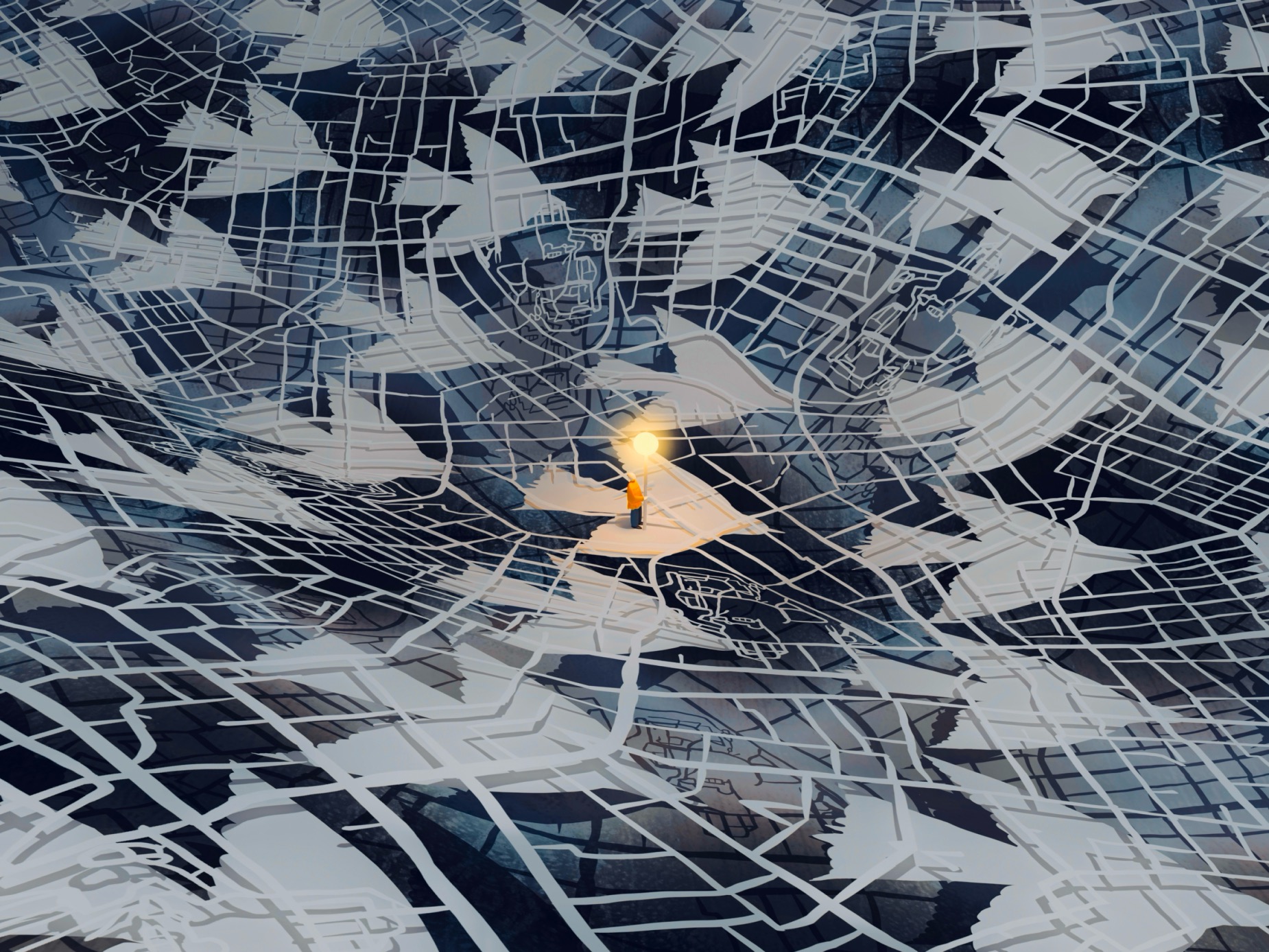 Atsushigraphのアートワーク land of memoryの作品画像です。2025年作。