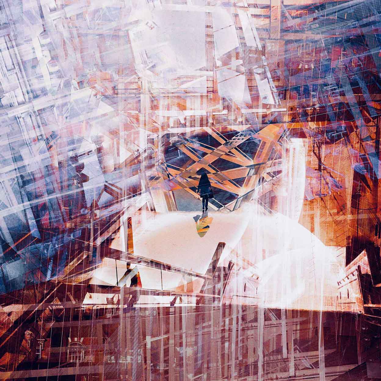 Atsushigraphのフォトコラージュ作品群「Piece」シリーズのメインビジュアル画像です。