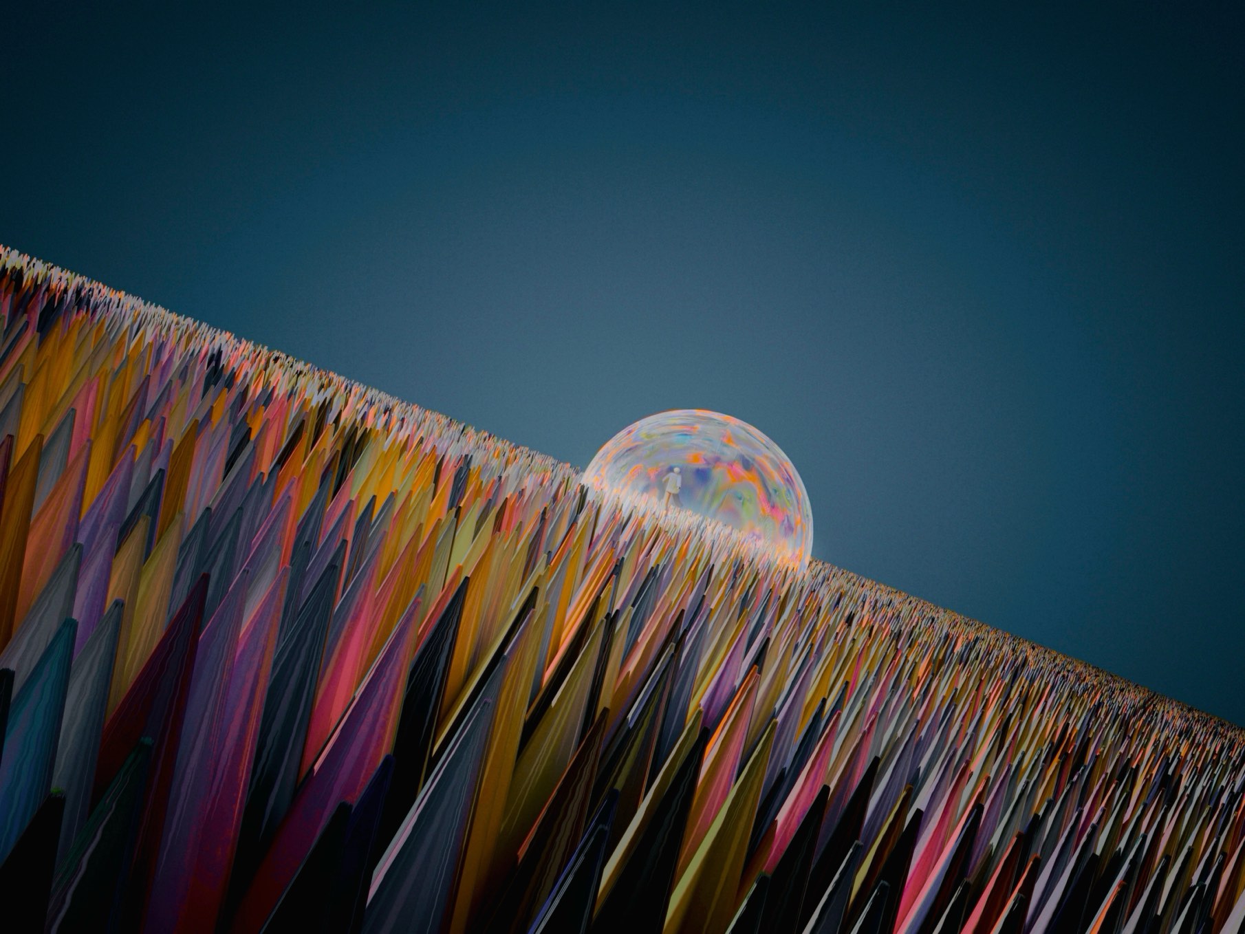 Atsushigraphのアートワーク Self Shieldの画像です。2025年作。