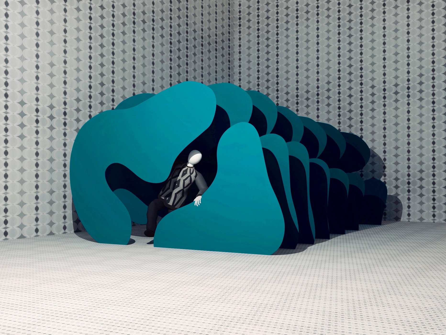 Atsushigraphの作品 Shelter 2の画像です。2024年作。