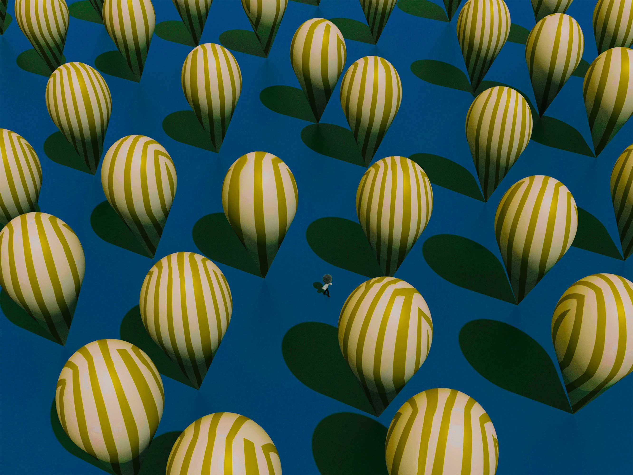 Atsushigraph Graphic Arts Striped Forest