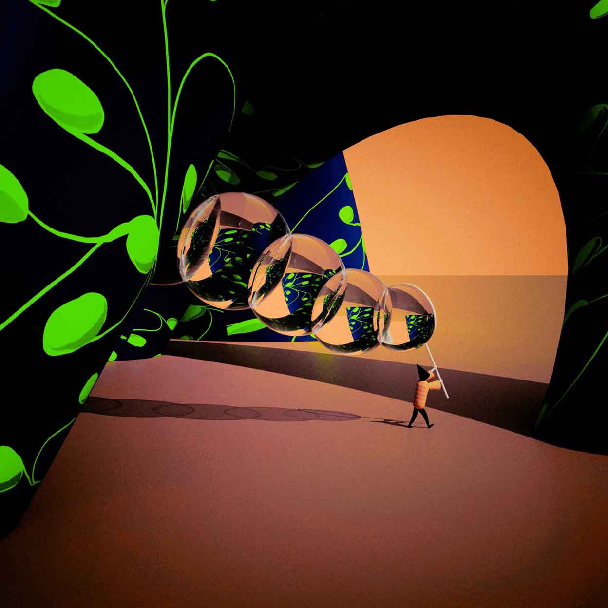 Atsushigraphのアートワーク Upliftingの背景画像です。