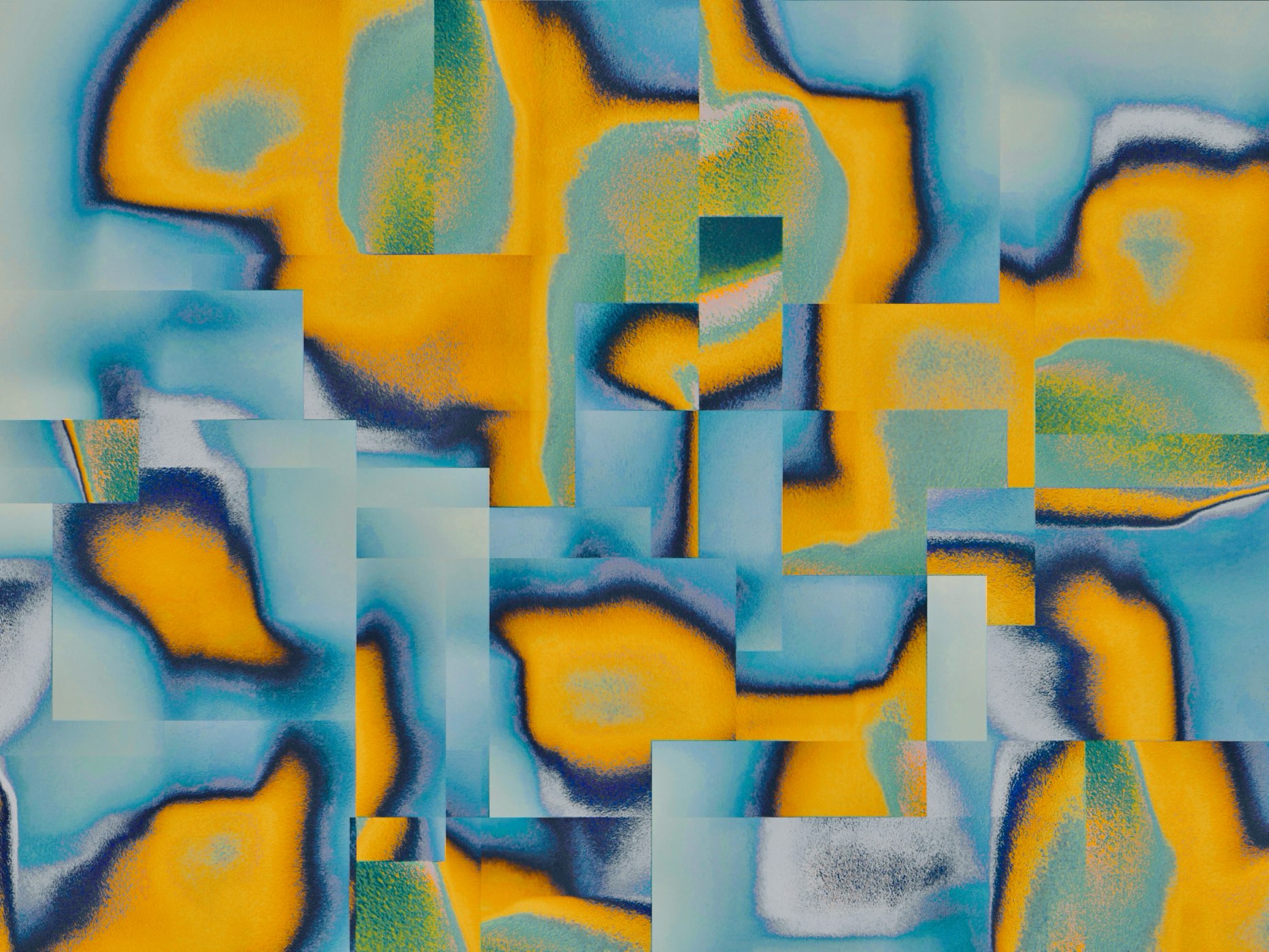 Atsushigraphのアートワーク Yellow Rust の作品画像です。2025年作。